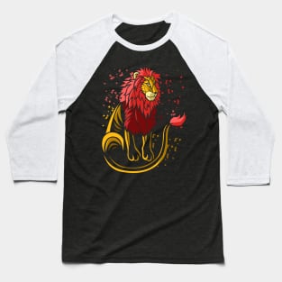Lion tribal tail Baseball T-Shirt